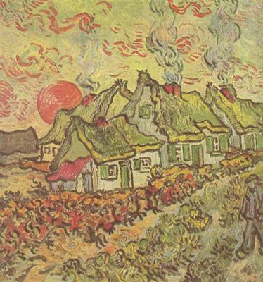 Vincent Van Gogh Cottages:Reminiscence of the North (nn04)